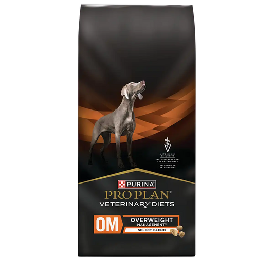 Purina Pro Plan Veterinary Diets OM Overweight Management Select Blend Canine Formula Chicken Flavor