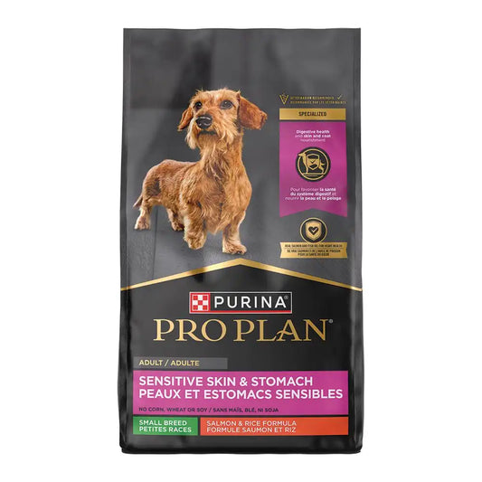 Purina Pro Plan Specialized Adult Small Breed Sensitive Skin & Stomach Salmon & Rice Formula Dog Food