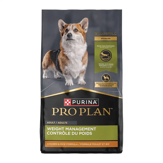 Purina Pro Plan Specialized Weight Management Dog Food Chicken and Rice Formula