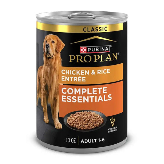 Purina Pro Plan Complete Essentials Chicken & Rice Entrée Classic Wet Dog Food