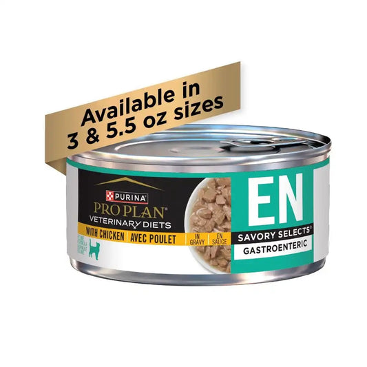 Purina Pro Plan Veterinary Diets EN Gastroenteric Savory Selects in Sauce Feline Formula with Chicken (Canned)