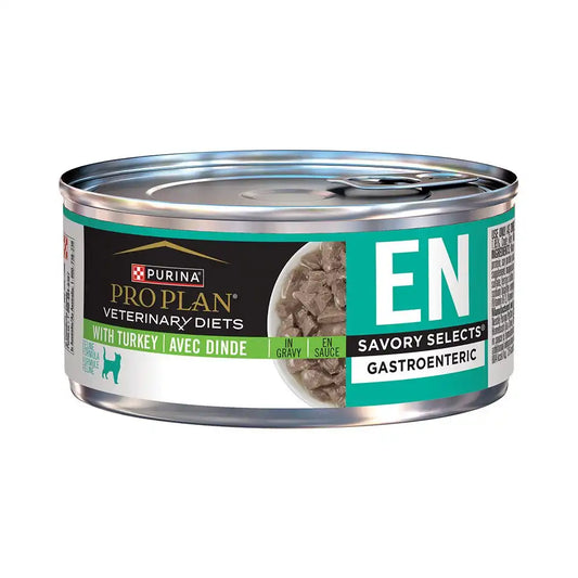 Purina Pro Plan Veterinary Diets EN Savory Selects Gastroenteric Turkey in Gravy Wet Cat Food