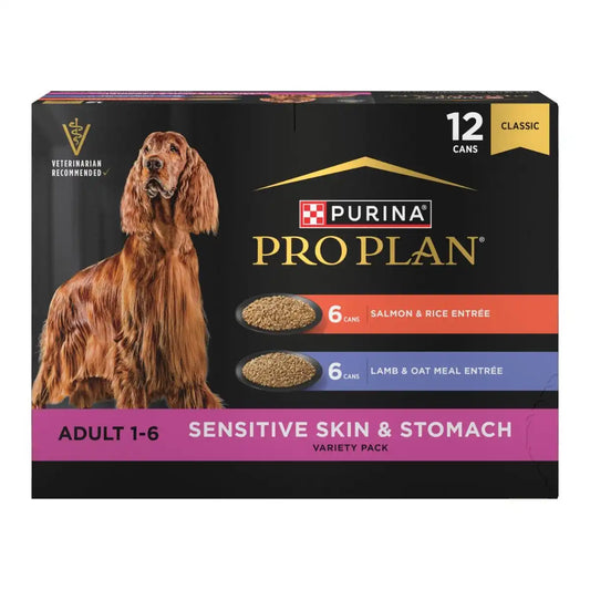 Sensitive Skin & Stomach Salmon & Rice and Lamb & Oat Meal Variety Pack Wet Dog Food