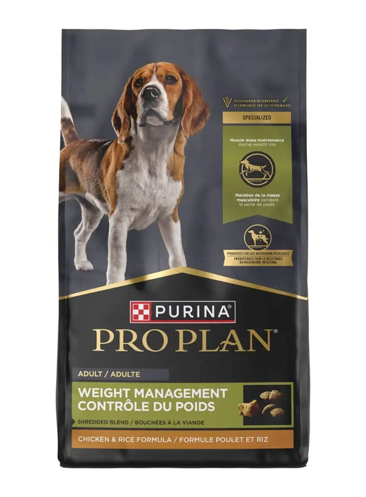 Adult Weight Management Shredded Blend Chicken & Rice Formula Dry Dog Food