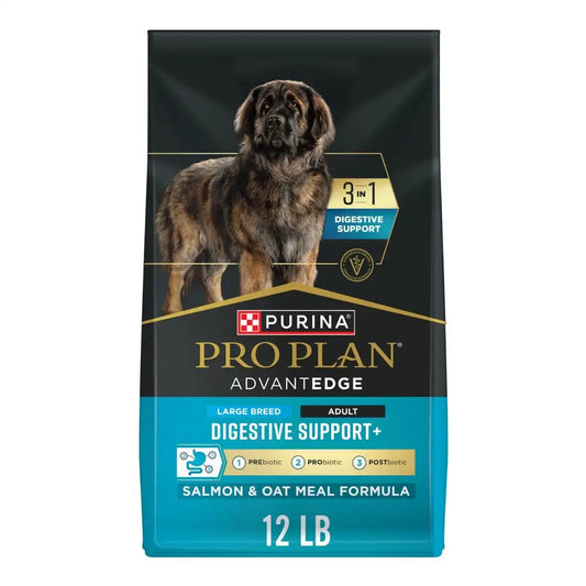 AdvantEDGE Large Breed Adult Digestive Support+ Salmon & Oat Meal Formula Dry Dog Food
