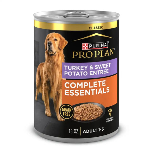 Purina Pro Plan Complete Essentials Grain Free Turkey & Sweet Potato Entrée Classic Wet Dog Food