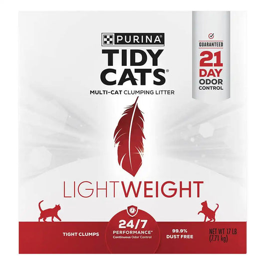 Tidy Cats LightWeight Clumping Cat Litter 24/7 Performance for Multiple Cats