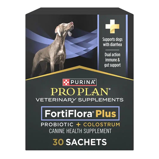 FortiFlora Plus Probiotic & Colostrum Digestive Health Supplement for Dogs