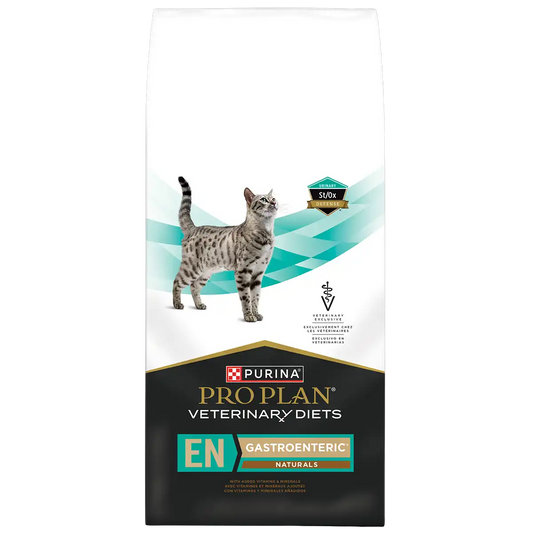 Purina Pro Plan Veterinary Diets EN Gastroenteric Naturals With Added Vitamins Minerals and Nutrients Feline Formula Natural Dry Cat Food