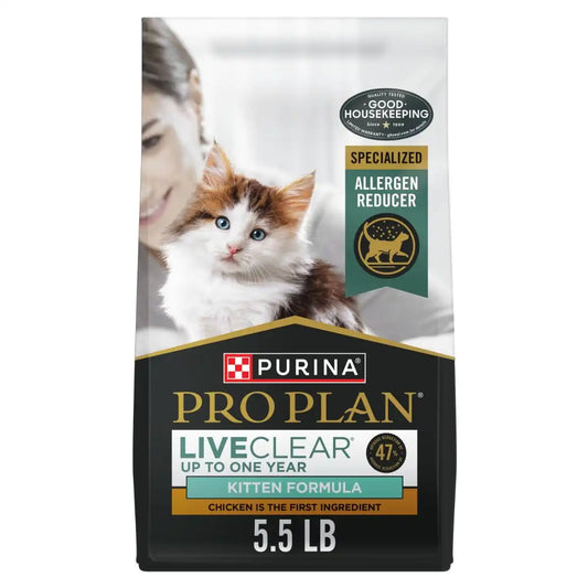LiveClear Kitten Chicken & Rice Formula Allergen Reducing Dry Cat Food