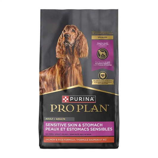 Purina Pro Plan Specialized Adult Sensitive Skin & Stomach Salmon & Rice Formula Dog Food