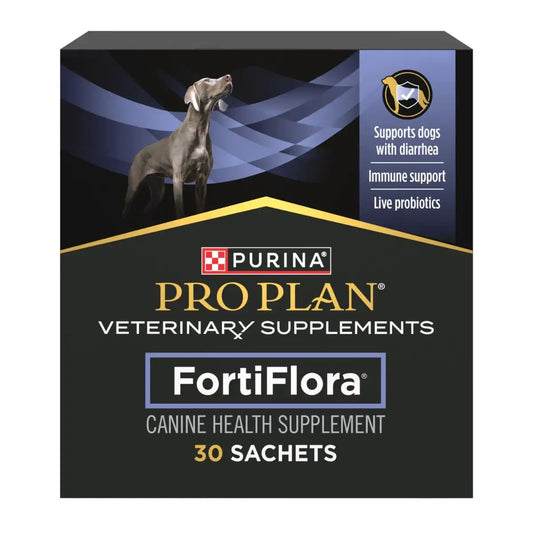 Purina Pro Plan Veterinary Supplements FortiFlora Canine Probiotic Supplement - 1 box (30 sachets)