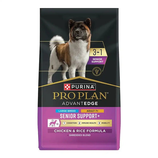 AdvantEDGE Large Breed Adult 7+ Senior Support+ Shredded Blend Chicken & Rice Formula Dry Dog Food