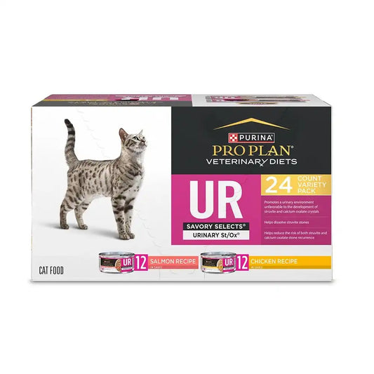 UR Savory Selects Urinary St/Ox Wet Cat Food Variety Pack Chicken Recipe and Salmon Recipe
