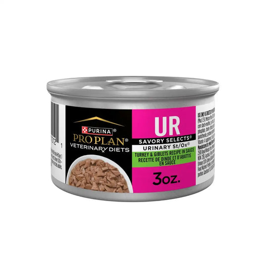 Purina Pro Plan Veterinary Diets UR Urinary St/Ox Savory Selects Feline Turkey & Giblet Recipe in Sauce (Canned)